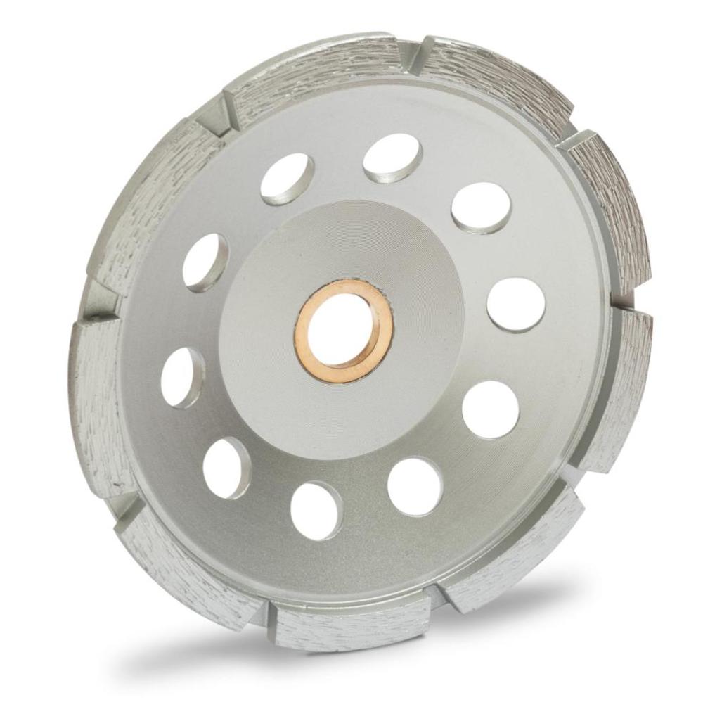 M K Diamond MK-304SG-2 4In Premium Grade Double Row Diamond Cup Wheel - Flockneti