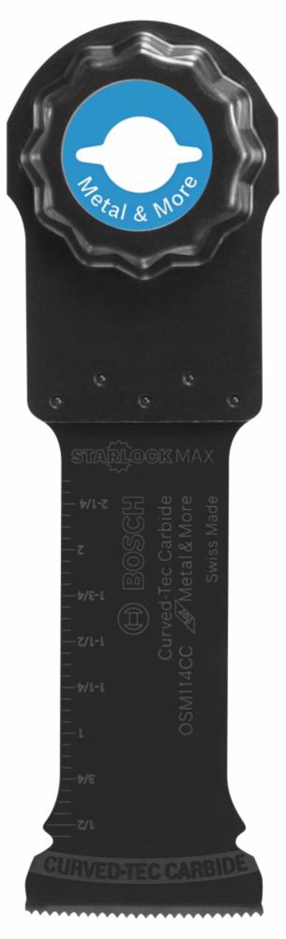 Bosch 1-1/4 In. StarlockMax Oscillating Multi-Tool Curved-tec Carbide Extreme Plunge Blade - Flockneti