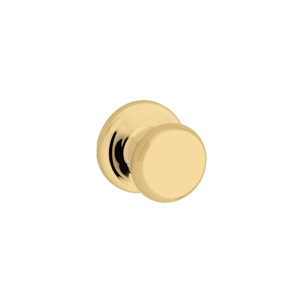 Kwikset Polished Brass Hall/Closet Juno Door Knob - Flockneti