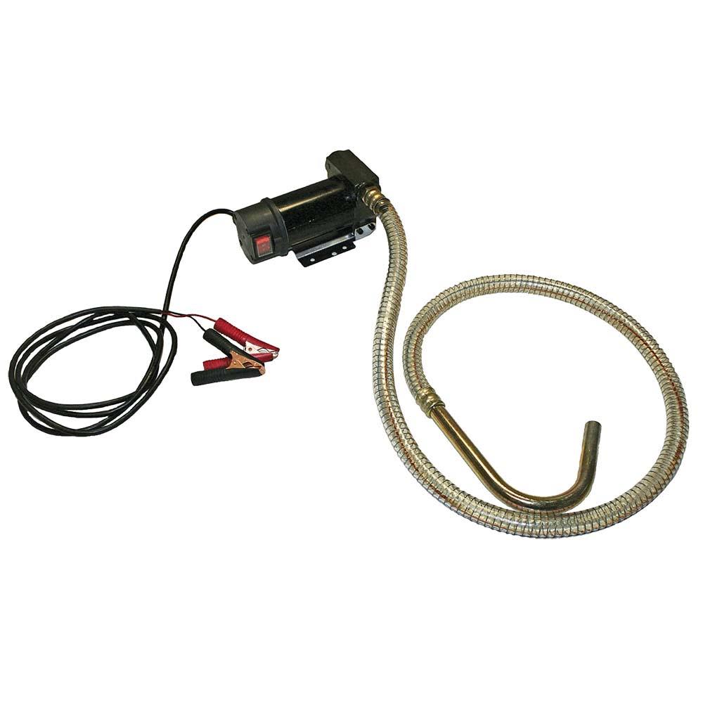 American Forge 12V DC Powered Rotary Pump with Fittings and Hardware for 8878 Low Profile Oil Drain - Flockneti