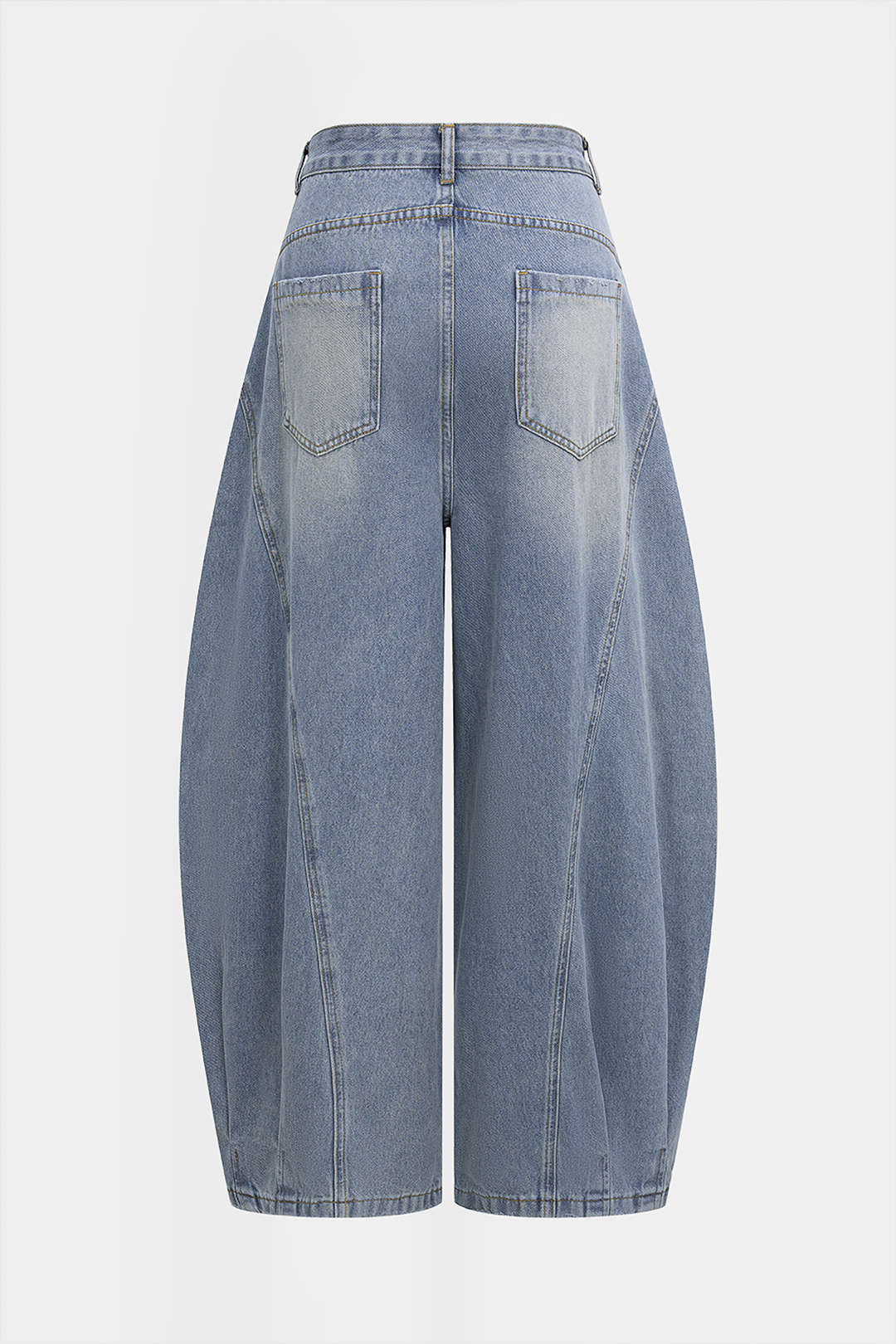 Denim Ripped Wide Leg Jeans - Flockneti