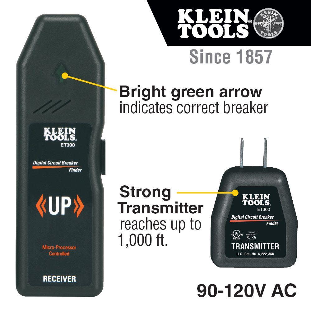 Klein Tools Digital Circuit Breaker Finder - Flockneti