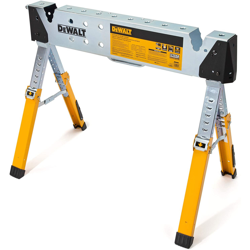 DEWALT Welding Sawhorse Adjustable Height Portable Steel - Flockneti