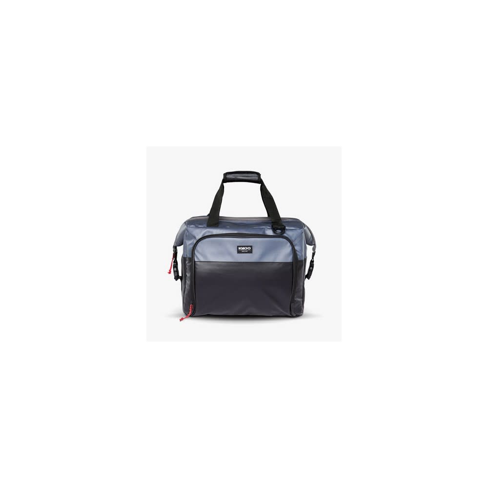 Igloo Snapdown Soft Cooler Tote Bag Gray/Black 36 Can - Flockneti