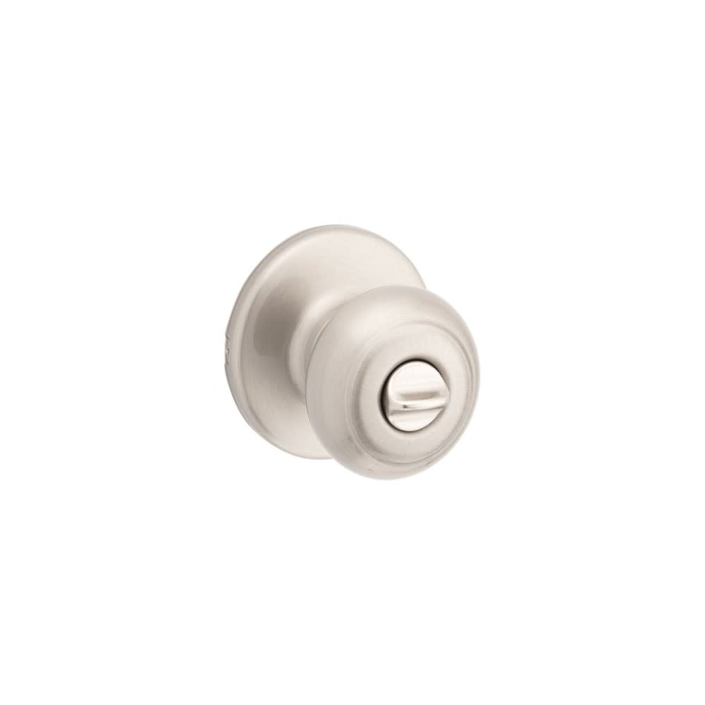 Kwikset Satin Nickel Bed/Bath Cove Privacy Door Knob - Flockneti