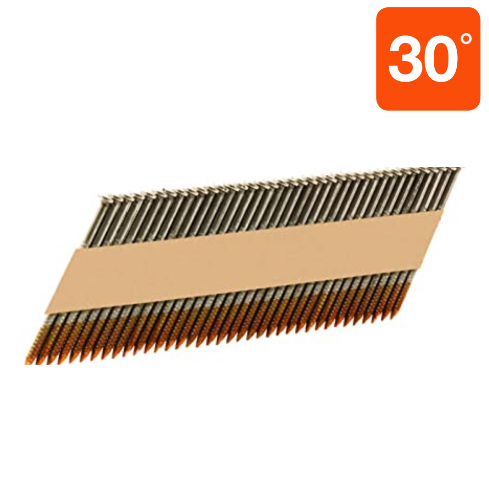 Metabo HPT 2-3/8 In. x.120 Ring Bright Basic Clipped Head Fastener - Flockneti