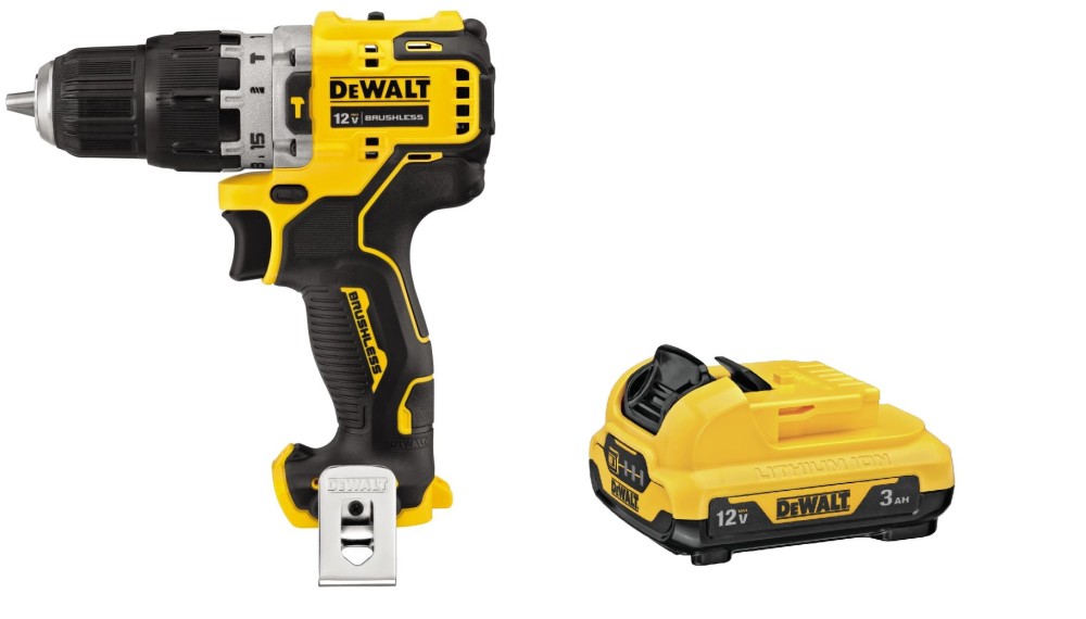 DEWALT XTREME 12V MAX 3/8″ Hammer Drill with 12V MAX 3Ah Battery Kit - Flockneti