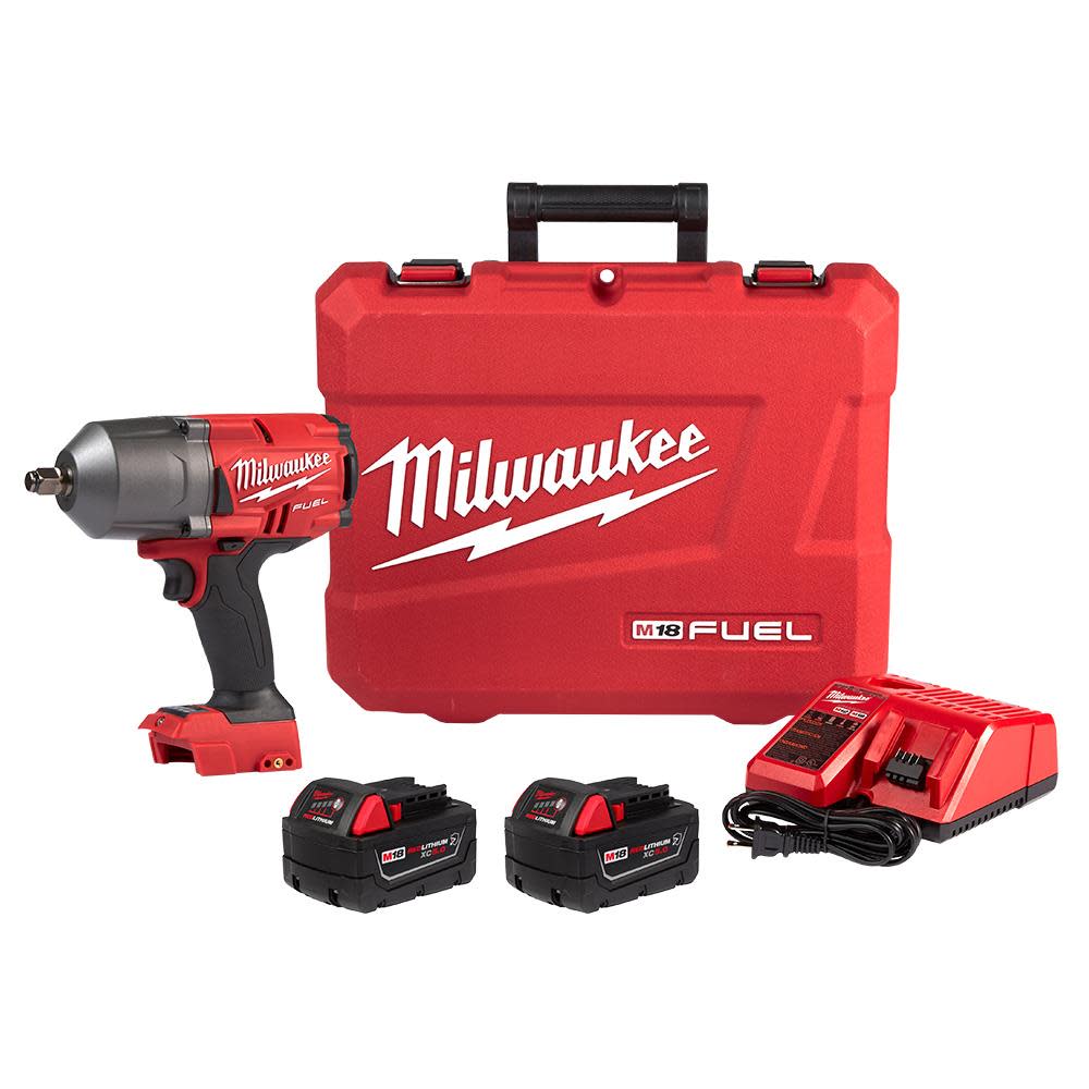 Milwaukee M18 FUEL High Torque 1/2 Impact Wrench with Friction Ring Kit - Flockneti