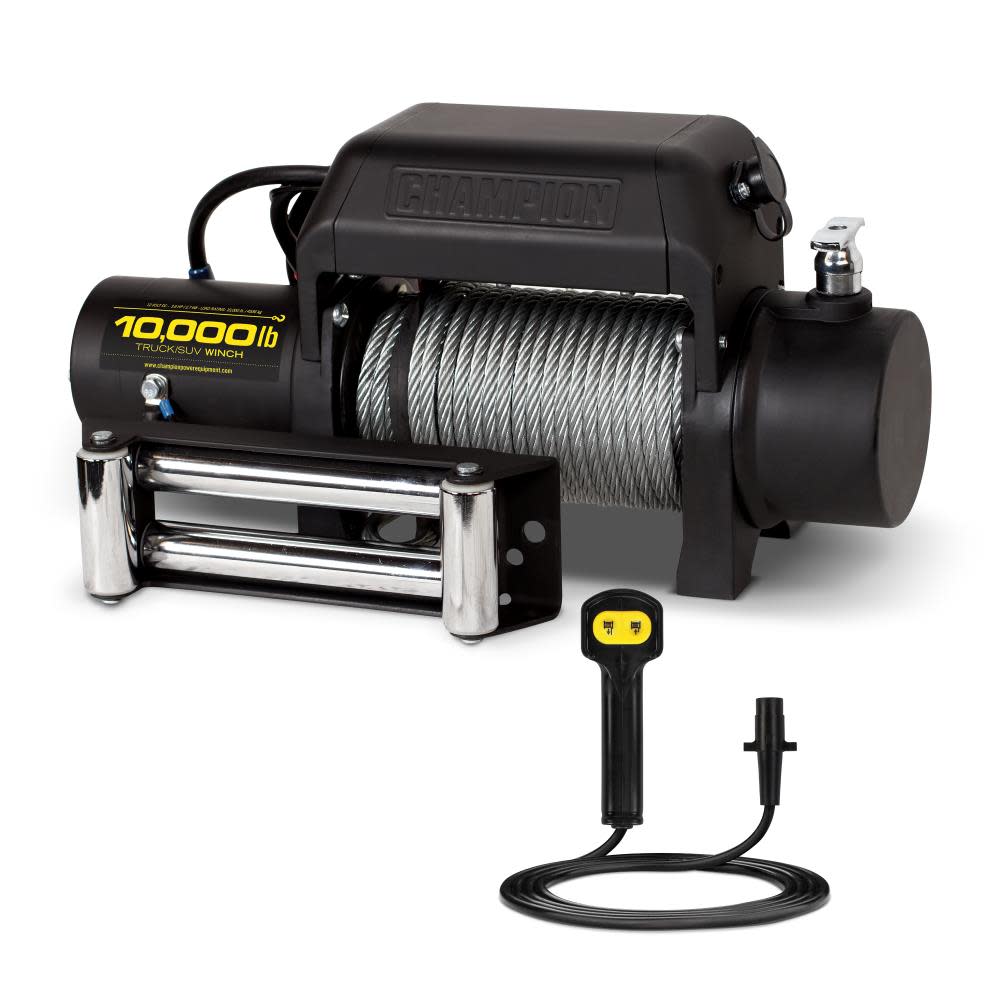 Champion Power Equipment 10000-lb. Truck/SUV Winch Kit with Remote Control - Flockneti