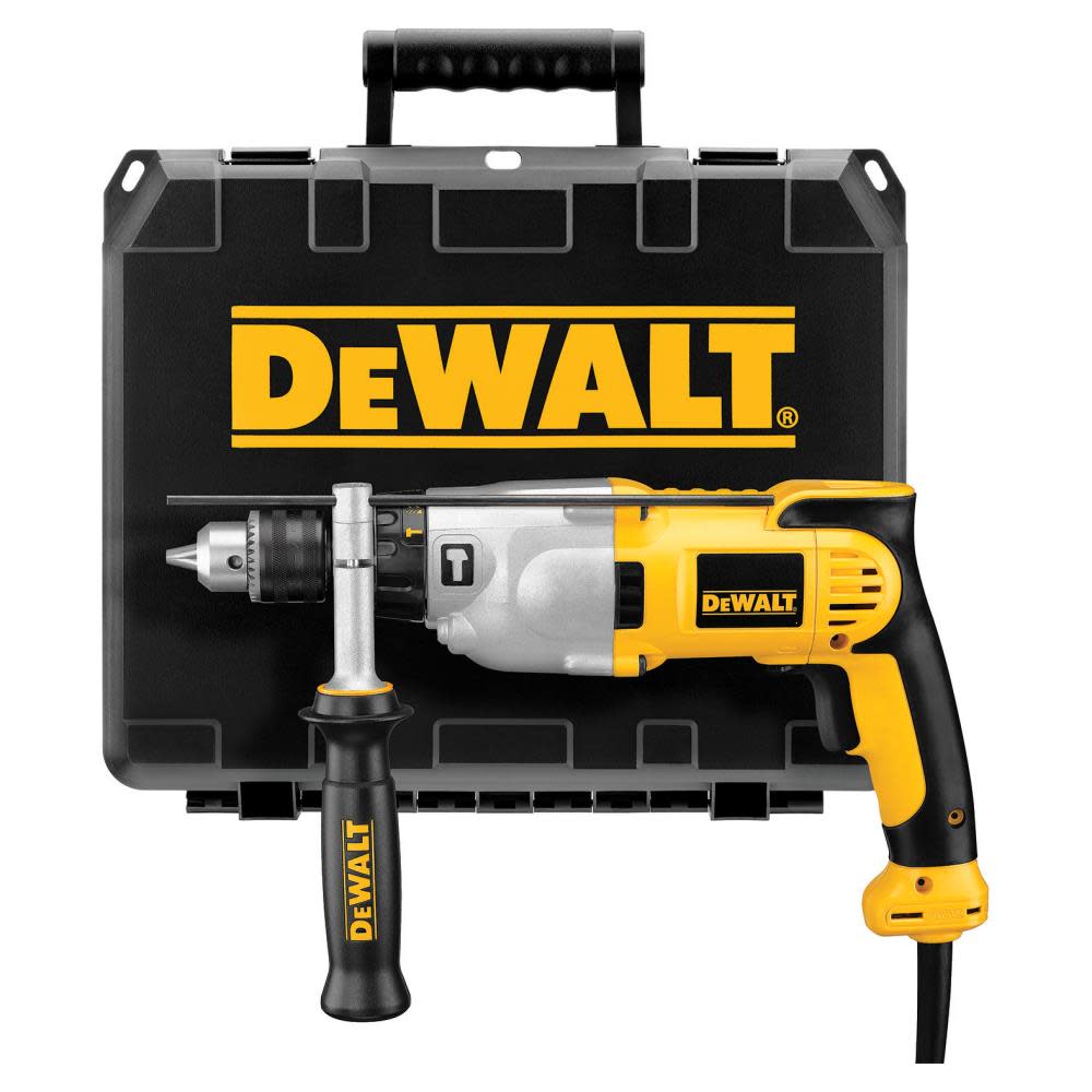 DEWALT 1/2 In. VSR Pistol Grip Hammerdrill Kit - Flockneti