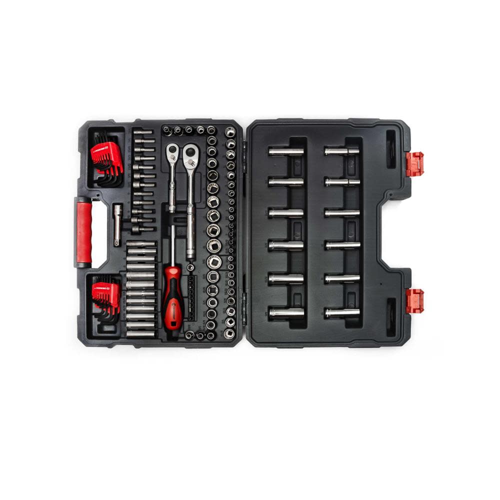 Crescent 1/4″ & 3/8″ Drive Mechanics Tool Set 121pc - Flockneti