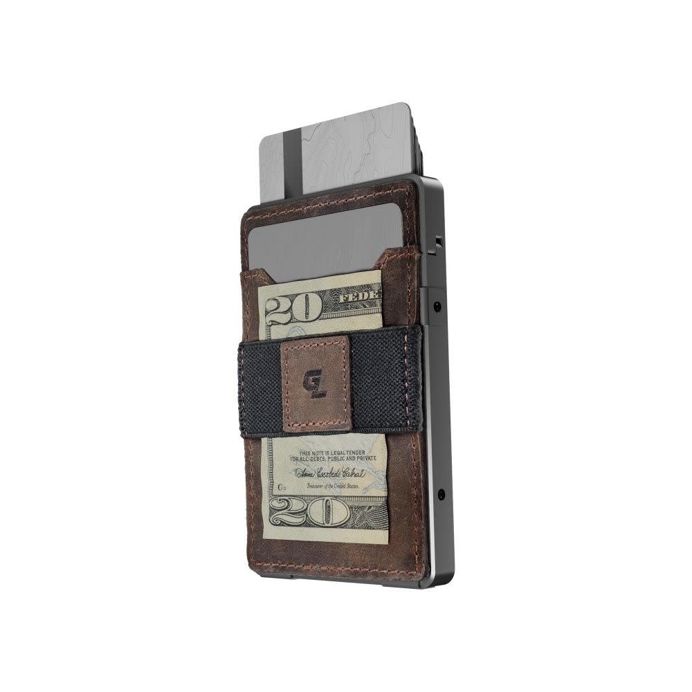 Groove Life Wallet Gun Metal Black Leather - Flockneti