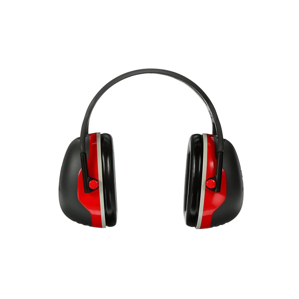 3M Peltor X Series 28 dB Black/Red Soft Foam Earmuff 1 Pair - Flockneti
