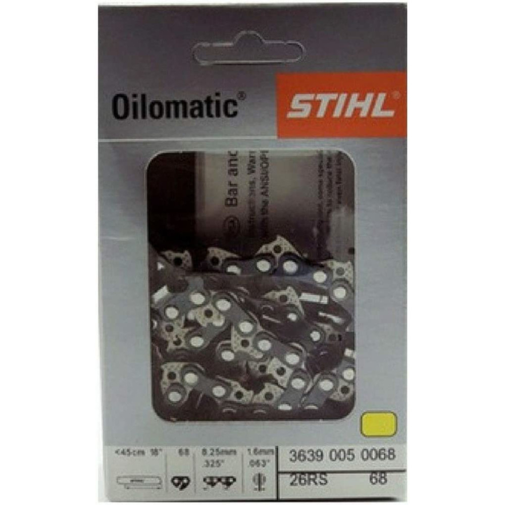 Stihl 18″ Oilomatic Rapid Super 26RSC 68E Saw Chain - Flockneti