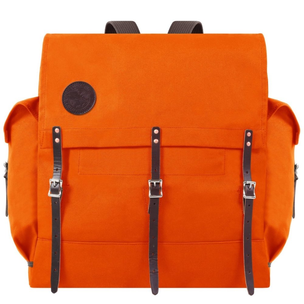 Duluth Pack 47 Liter Capacity Orange Canvas #3 Cruiser Backpack Only - Flockneti
