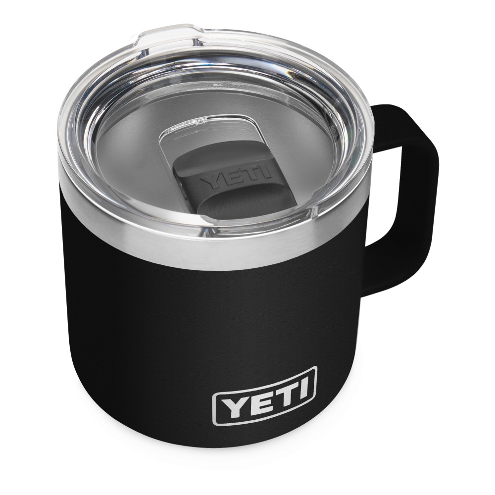 Yeti Rambler Mug with MagSlider Lid 14oz Black - Flockneti