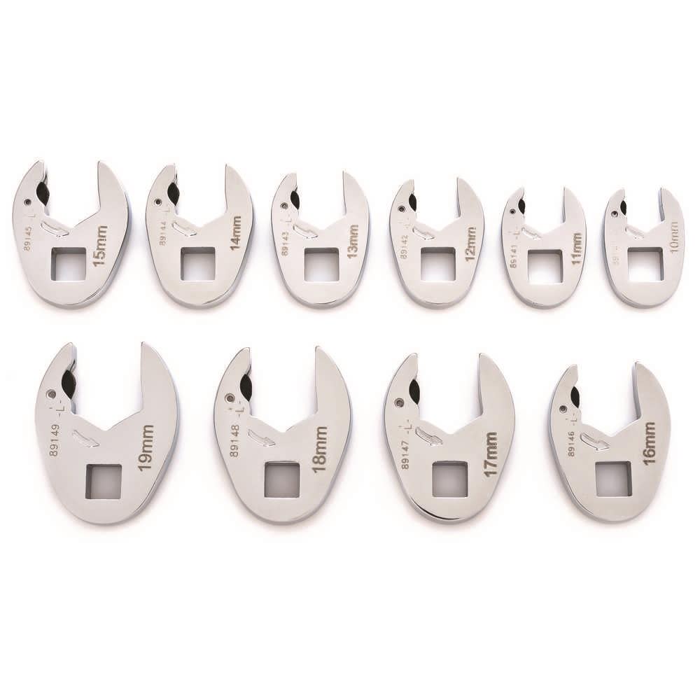 GEARWRENCH Ratcheting Crowfoot Set 10 Pc. Metric - Flockneti