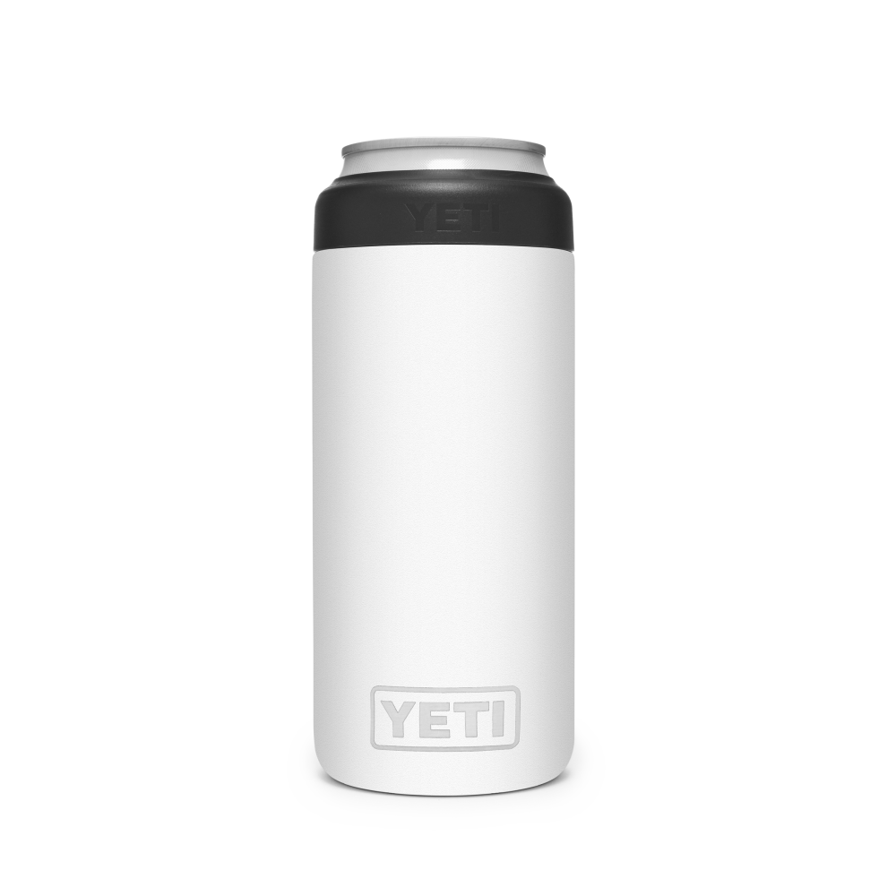 Yeti Rambler Colster Slim Can Insulator – White - Flockneti