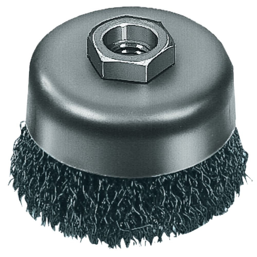 Milwaukee 3 In. Brush Crimp Style Cup - Flockneti