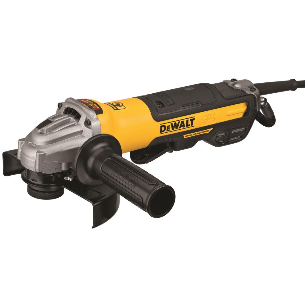 DEWALT 5″ / 6″ Paddle Switch Small Angle Grinder with Kickback Brake No Lock - Flockneti