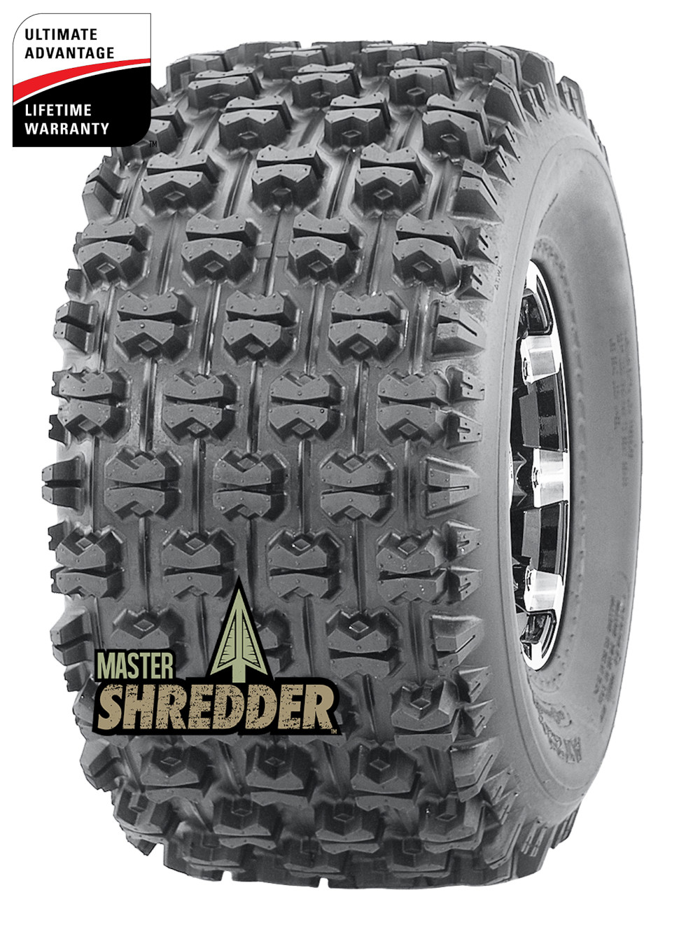 Master ATV 22×11.00-9 6P TL Shredder (Rear) ATV Tire (Tire Only) - Flockneti