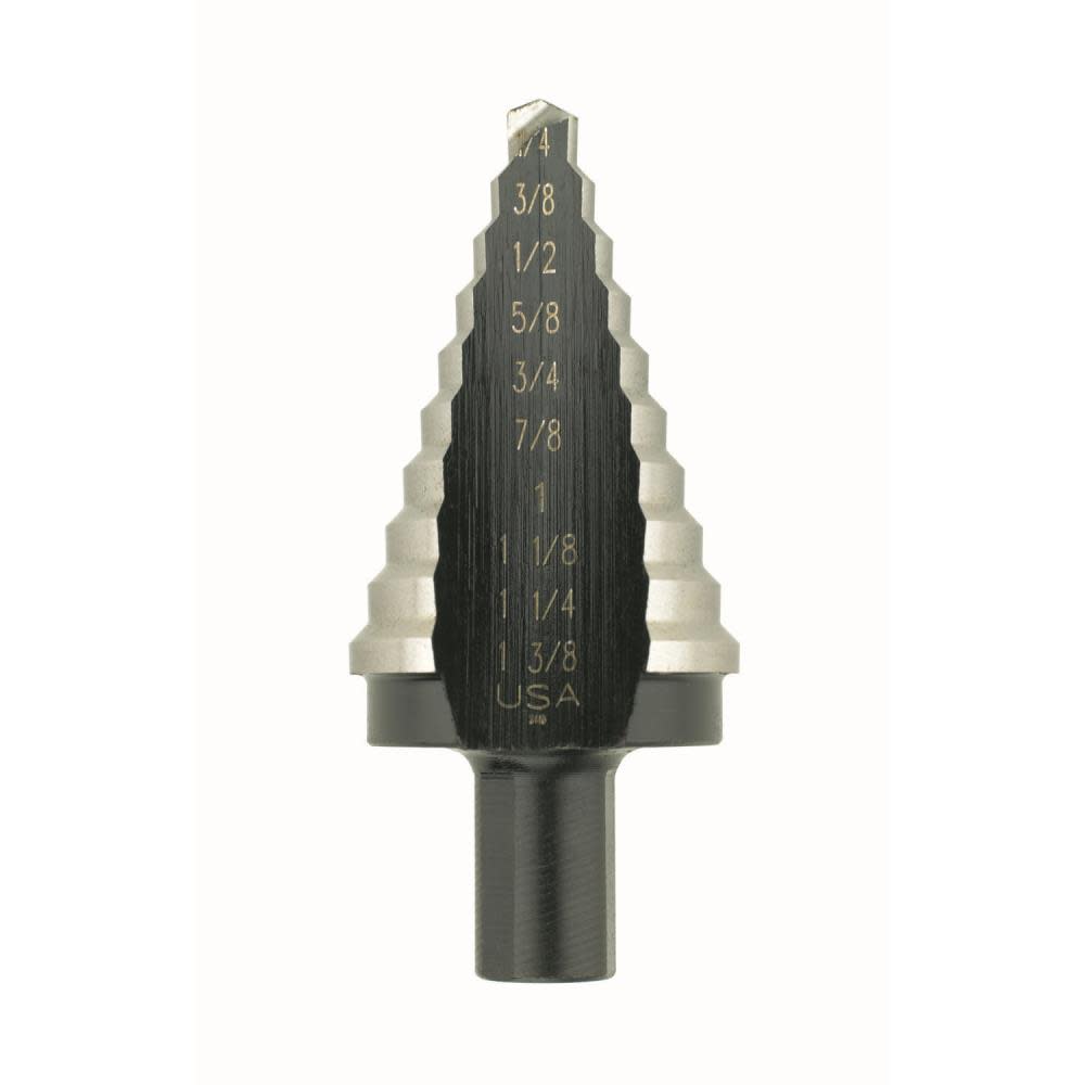 Irwin Step Drill #5-1/4 to 1-3/8 In. 10 SZ - Flockneti