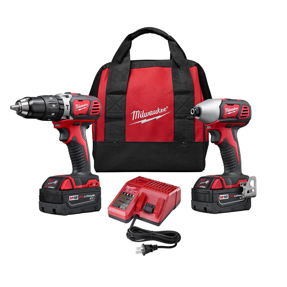 Milwaukee M18 Cordless Lithium-Ion 2-Tool Combo Kit - Flockneti