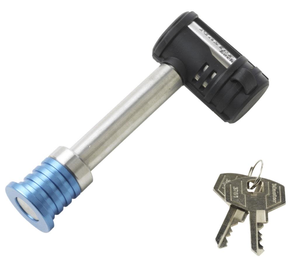 Master Lock 5/8 In. (16mm) Class III/IV Stainless Steel Barbell Receiver Lock - Flockneti