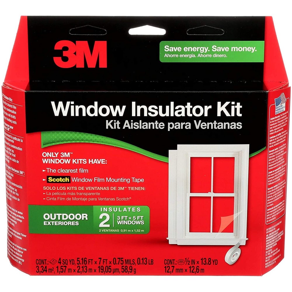 3M Outdoor Window Insulator Kit 2pk - Flockneti