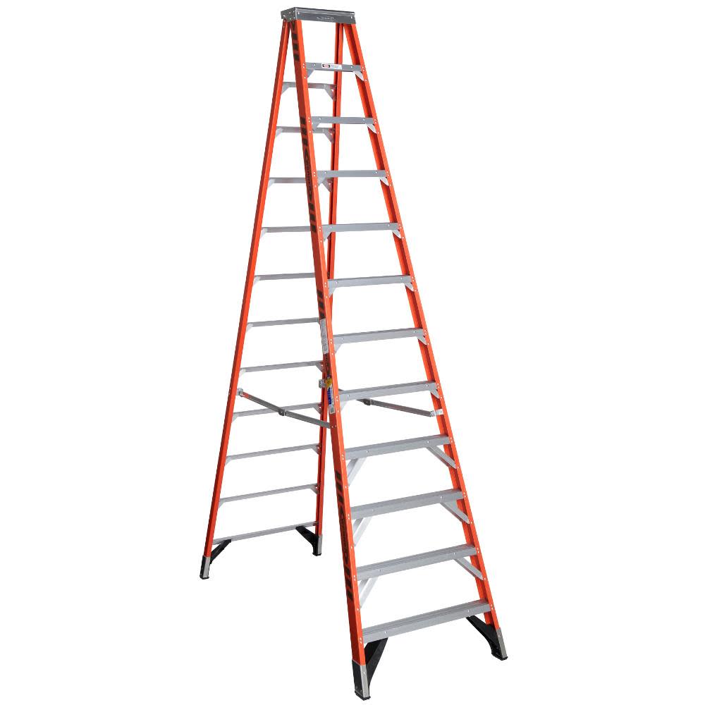 Werner 12 Ft. Type IAA Fiberglass Step Ladder - Flockneti