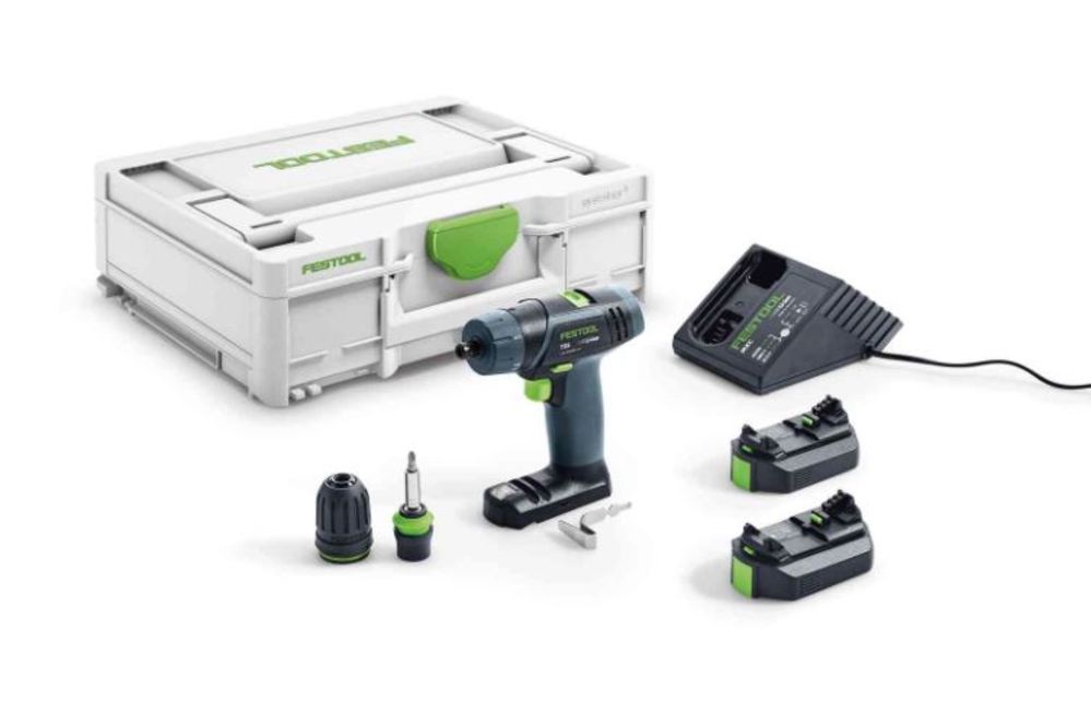 Festool 6-Plus TXS 2 Compact Cordless 10.8 Volt Drill Driver - Flockneti