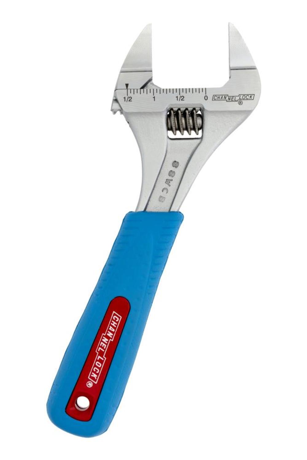 Channellock 8In Slim Jaw Adjustable Wrench - Flockneti