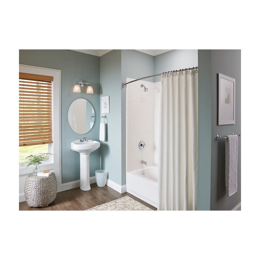 Moen Shower Rod Chrome 72″ Adjustable Curved - Flockneti