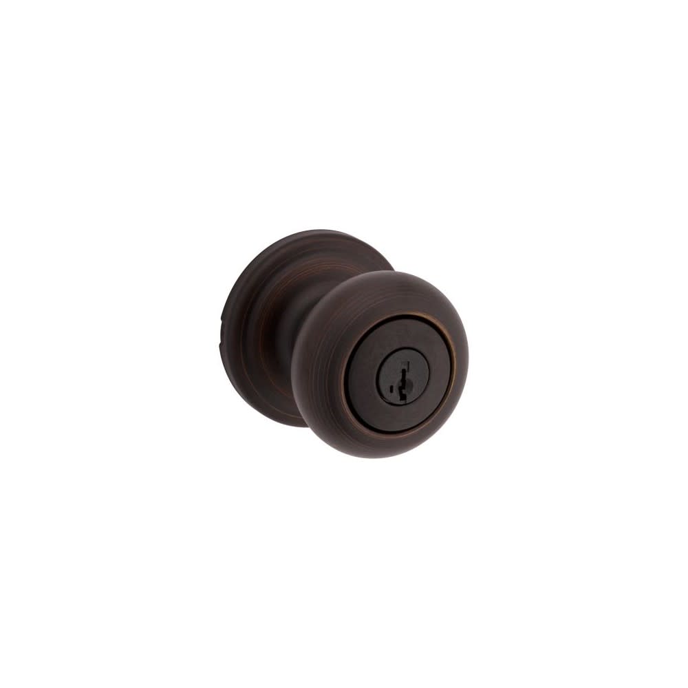 Kwikset Venetian Bronze Signature Series Keyed Entry Juno Door Knob - Flockneti