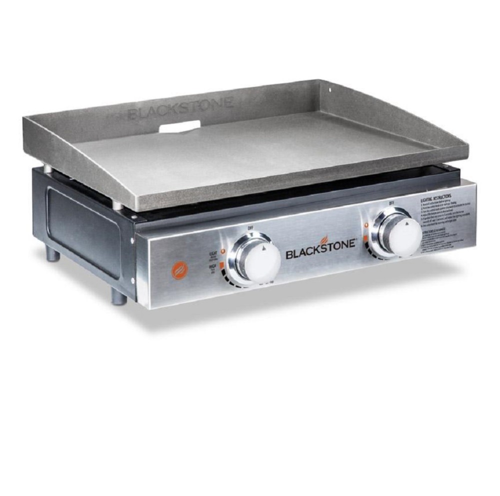 Blackstone 22″ Tabletop Griddle with Stainless Steel Front Plate - Flockneti