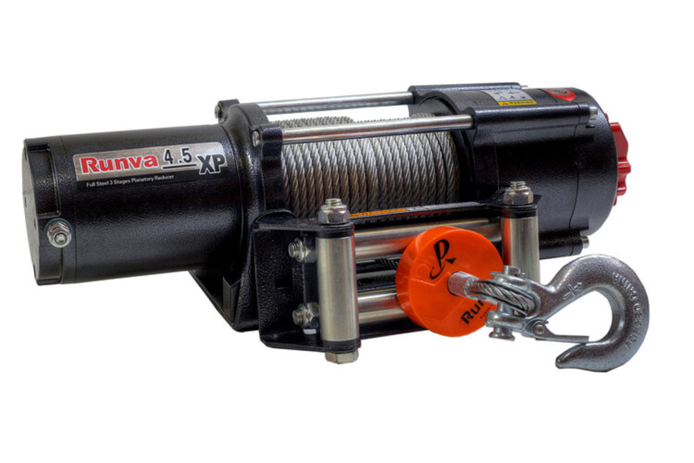 DK2 Runva ATV UTV Winch 12v 4500lb Expert Package - Flockneti