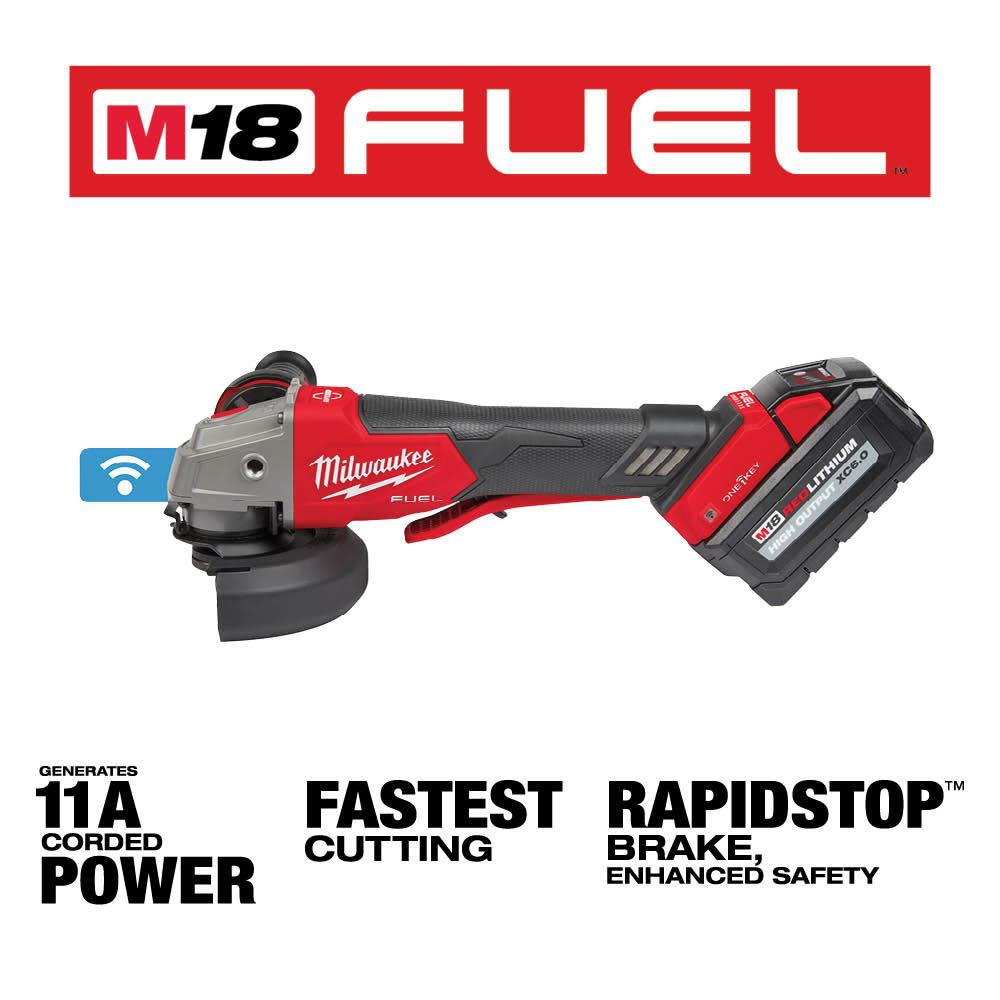 Milwaukee M18 FUEL 4 1/2″ / 5″ Braking Grinder Paddle Switch No Lock Kit - Flockneti