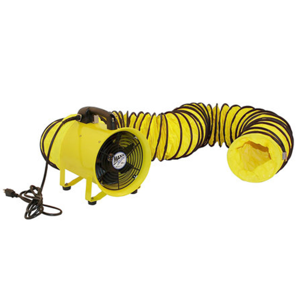 Ventamatic 12In Portable Air Mover with 20Ft Flexible Hose - Flockneti