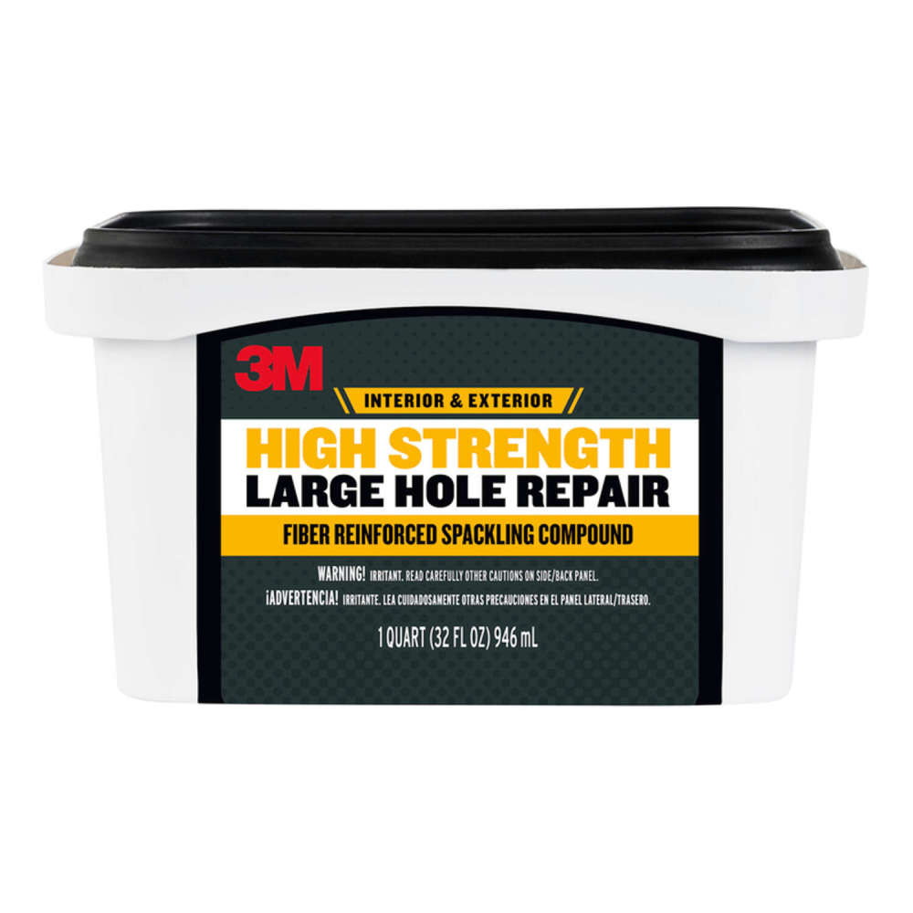 3M 32oz Off White Wall Repair Fiber Reinforced Spackling Compound - Flockneti