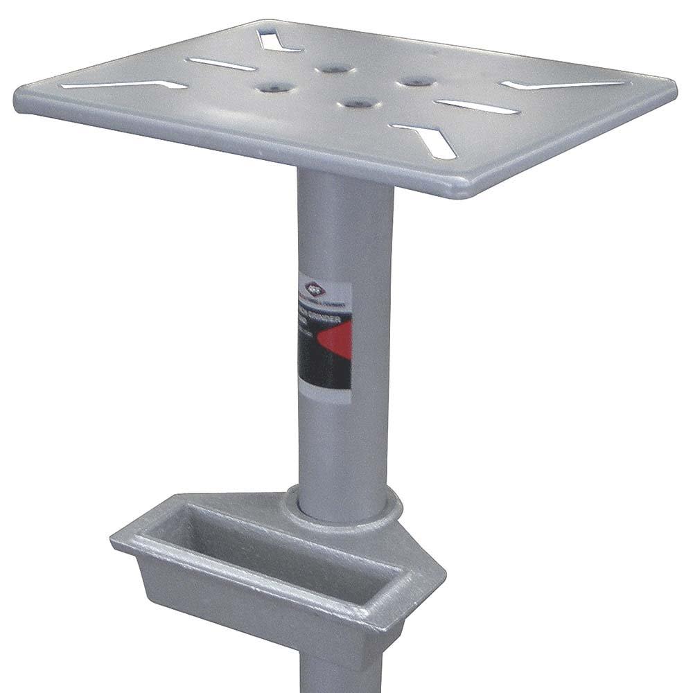 American Forge 32″ Bench Grinder/Vise Pedestal Stand - Flockneti
