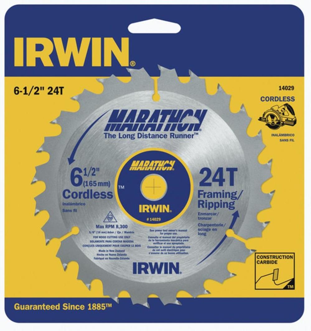 Irwin 6-1/2 In. 24T Saw Blade - Flockneti