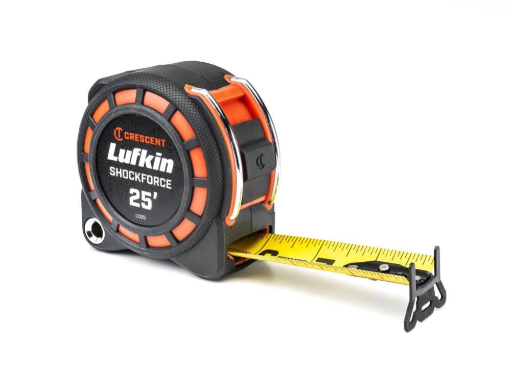 Crescent Lufkin Shockforce Tape Measure 25 Ft. x 1-3/16 In. - Flockneti