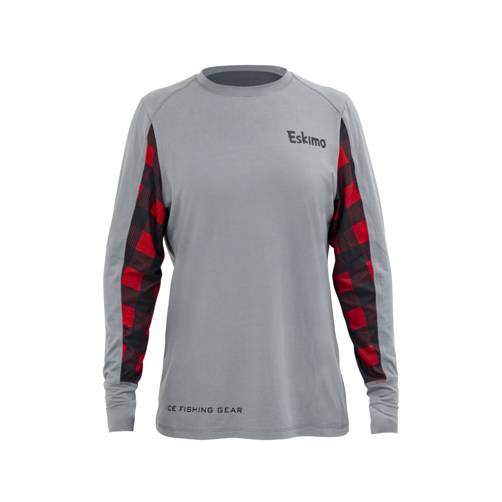 Eskimo Shanty Boss Long Sleeve Tee Womens Medium - Flockneti