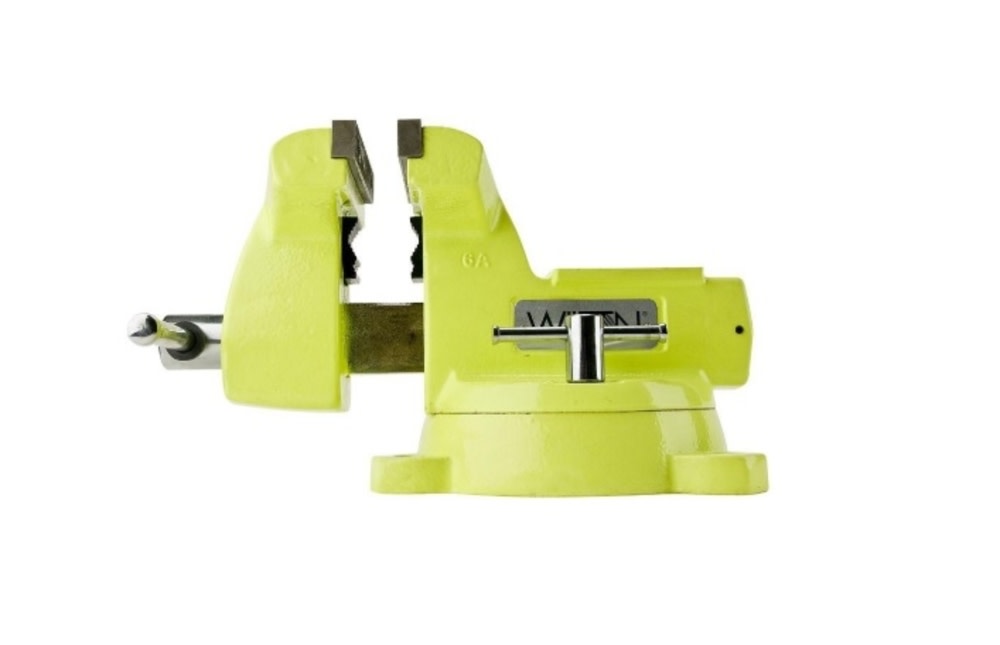 Wilton High-Visibility Safety Vise 5 In. Jaw Width 5-1/4 In. Jaw Opening - Flockneti