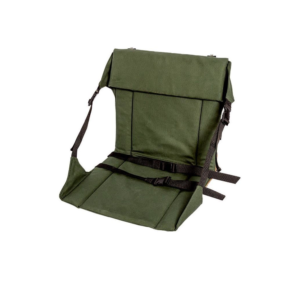 Duluth Pack Olive Drab Canvas Canoe & Camp Chair With Pouch - Flockneti