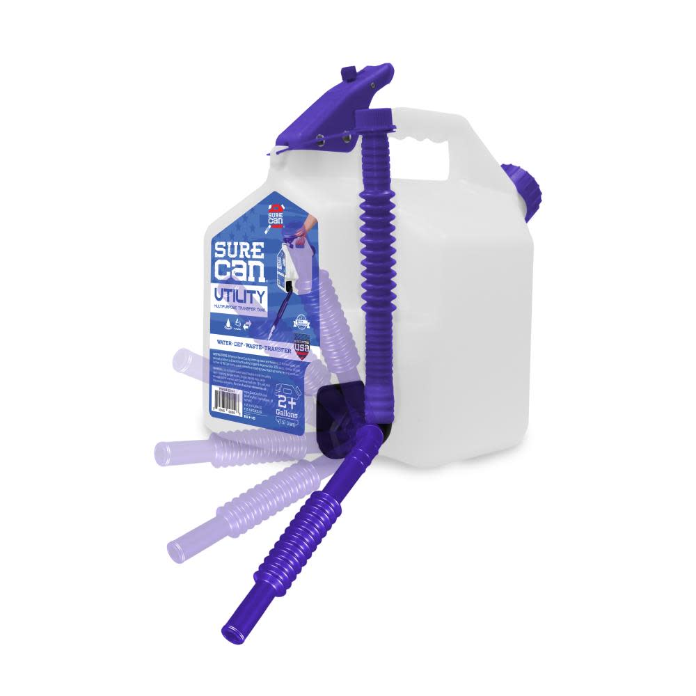 Surecan 2+ Gallons 7.57 Liters Multipurpose Utility Transfer Tank - Flockneti