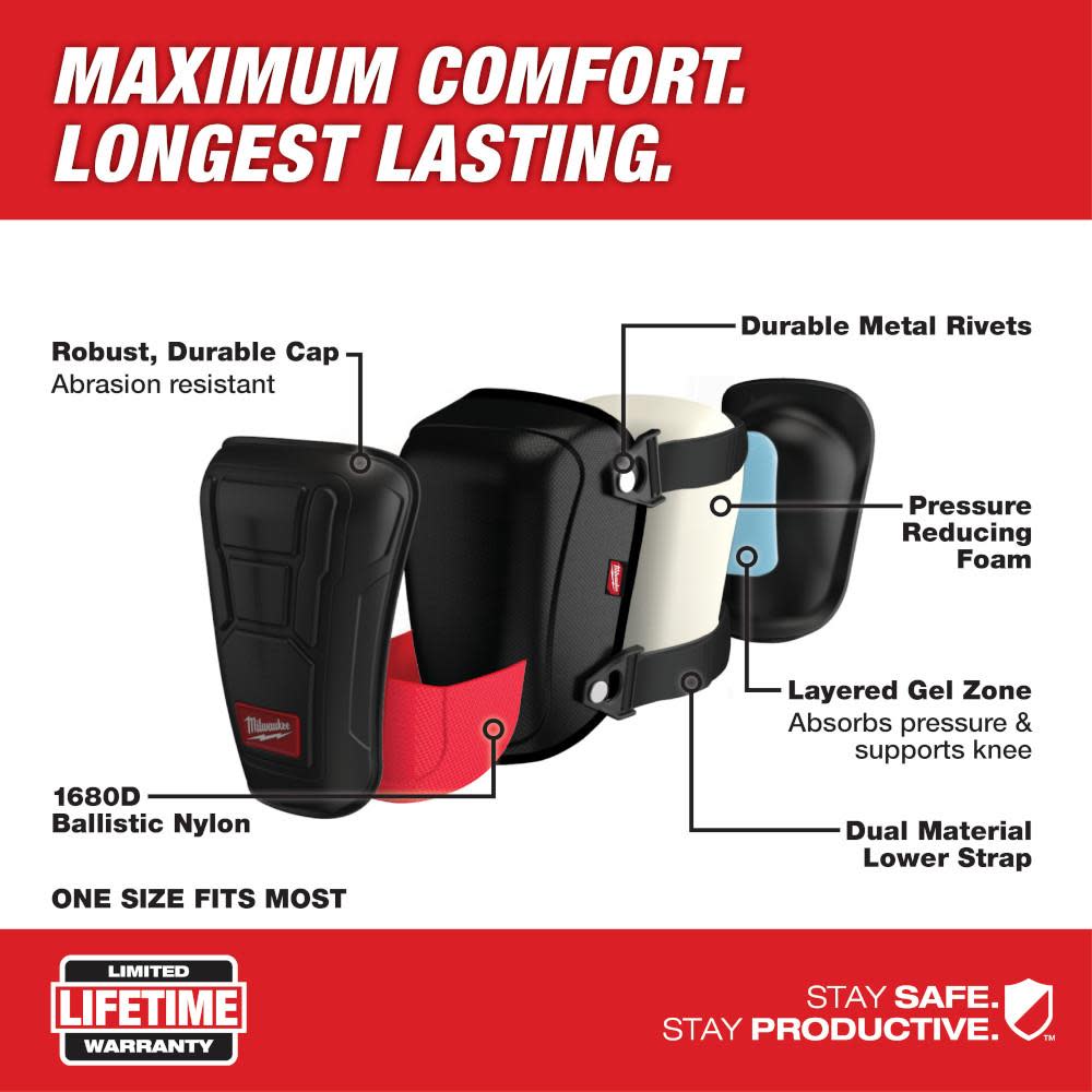 Milwaukee Knee Pad Performance - Flockneti