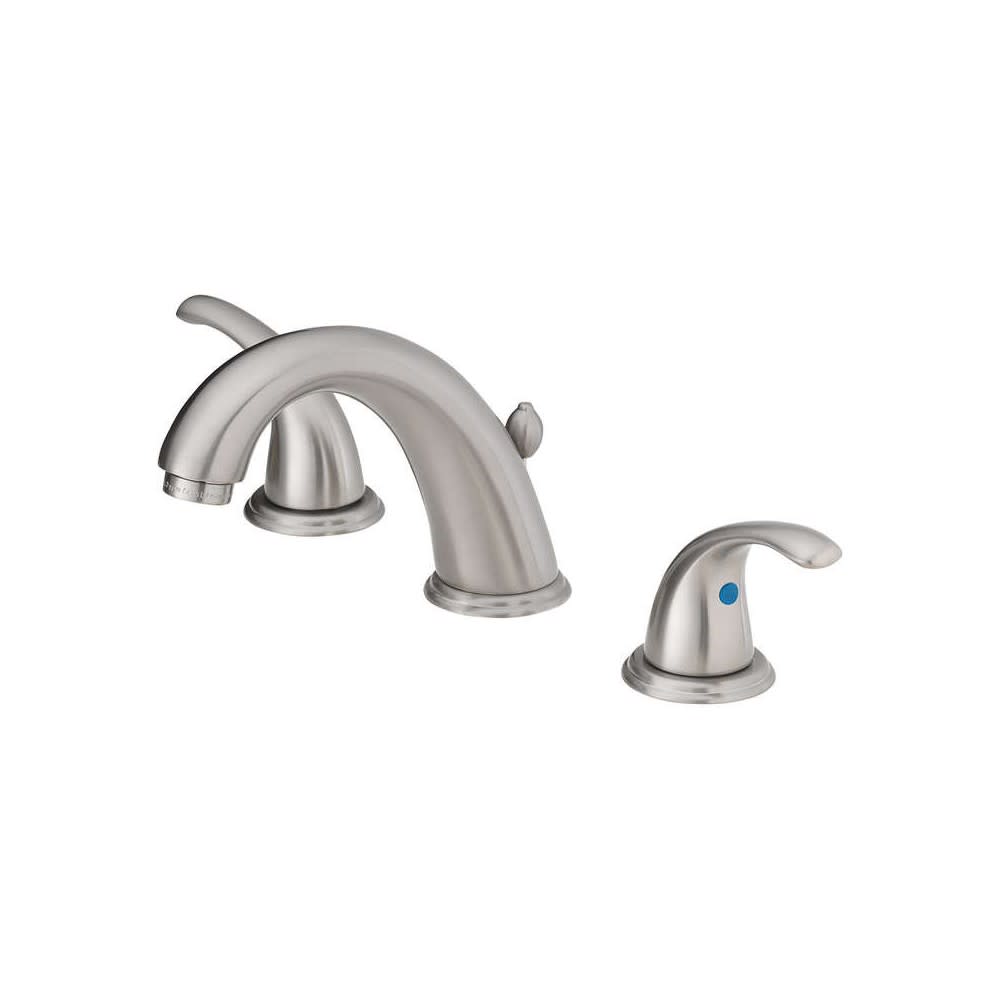 Oakbrook Bathroom Sink Faucet Two Handle Brushed Nickel - Flockneti