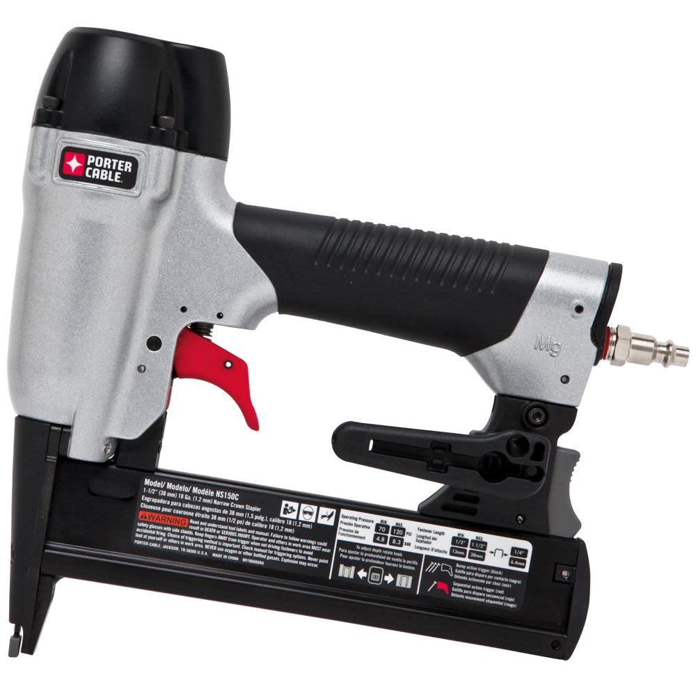 Porter Cable 18 Gauge 1-1/2 In. Narrow Crown Stapler Kit - Flockneti