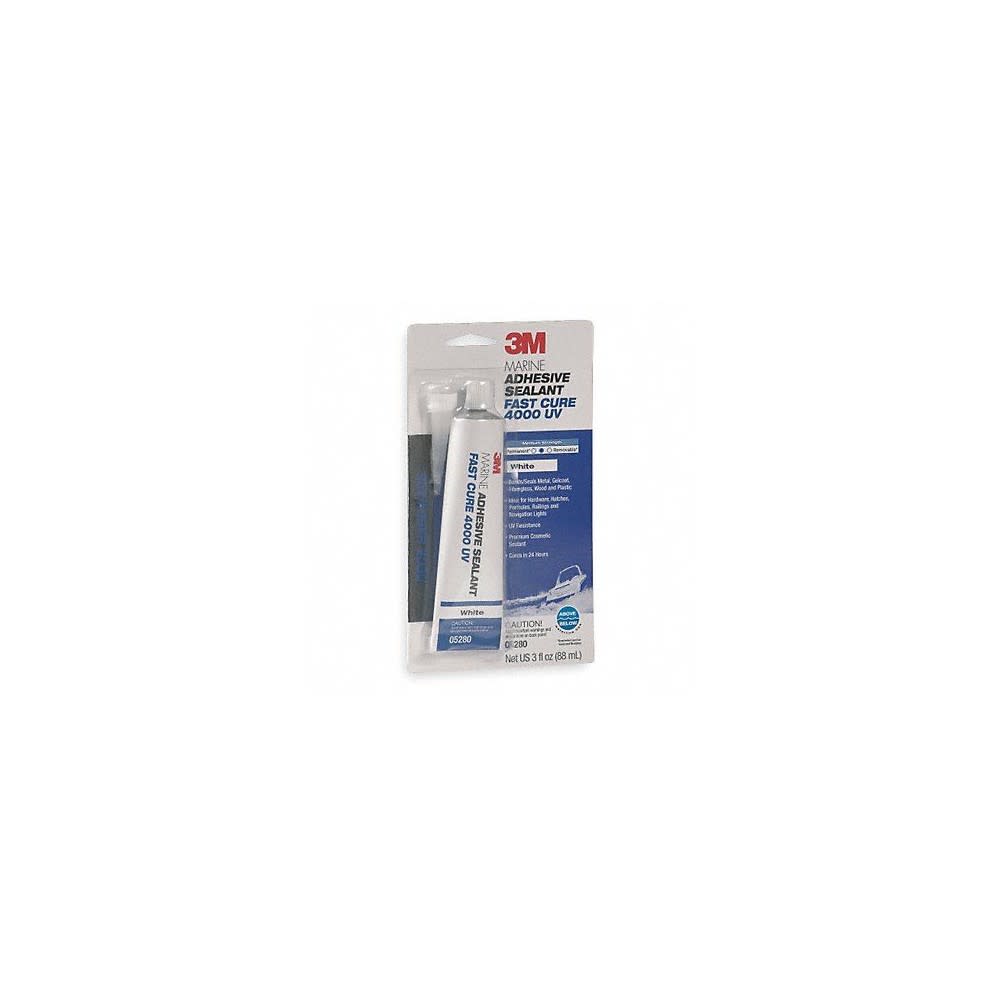 3M 3oz White 4000UV Series Marine Adhesive Sealant - Flockneti